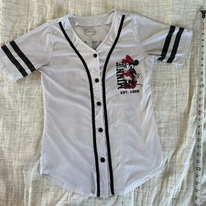 Minnie Mouse baseball jersey size large